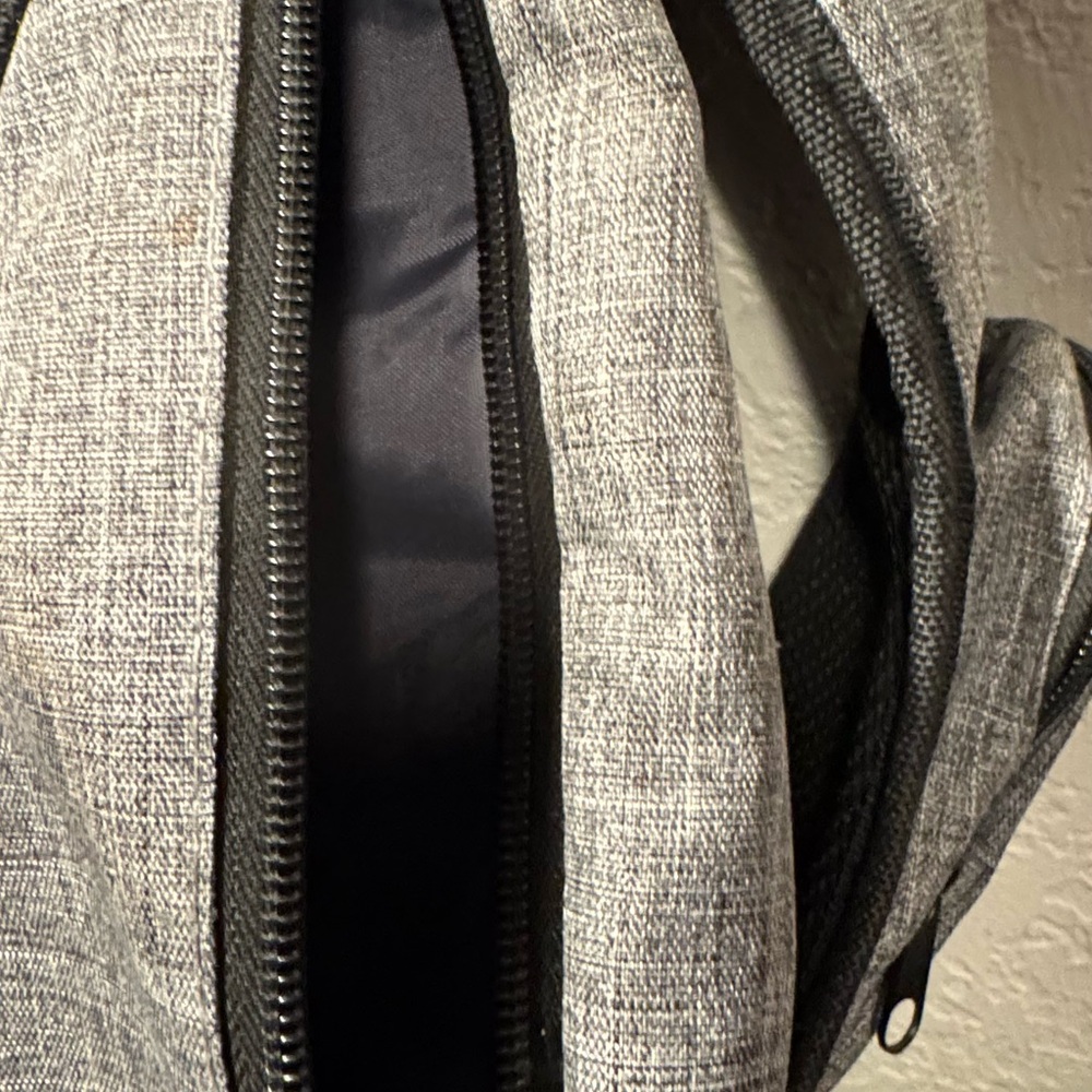 Modern Gray and Black Backpack with Adjustable Straps - Picture 5 of 10